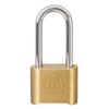 Brinks Combination Padlock, Brass, 48mm, High Security, Resettable 171-50052